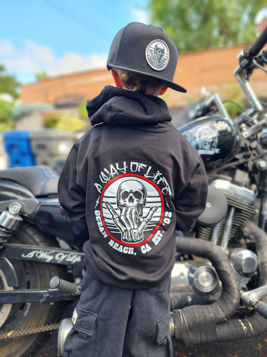 AWOL Shaka Skull Grom Hoodie