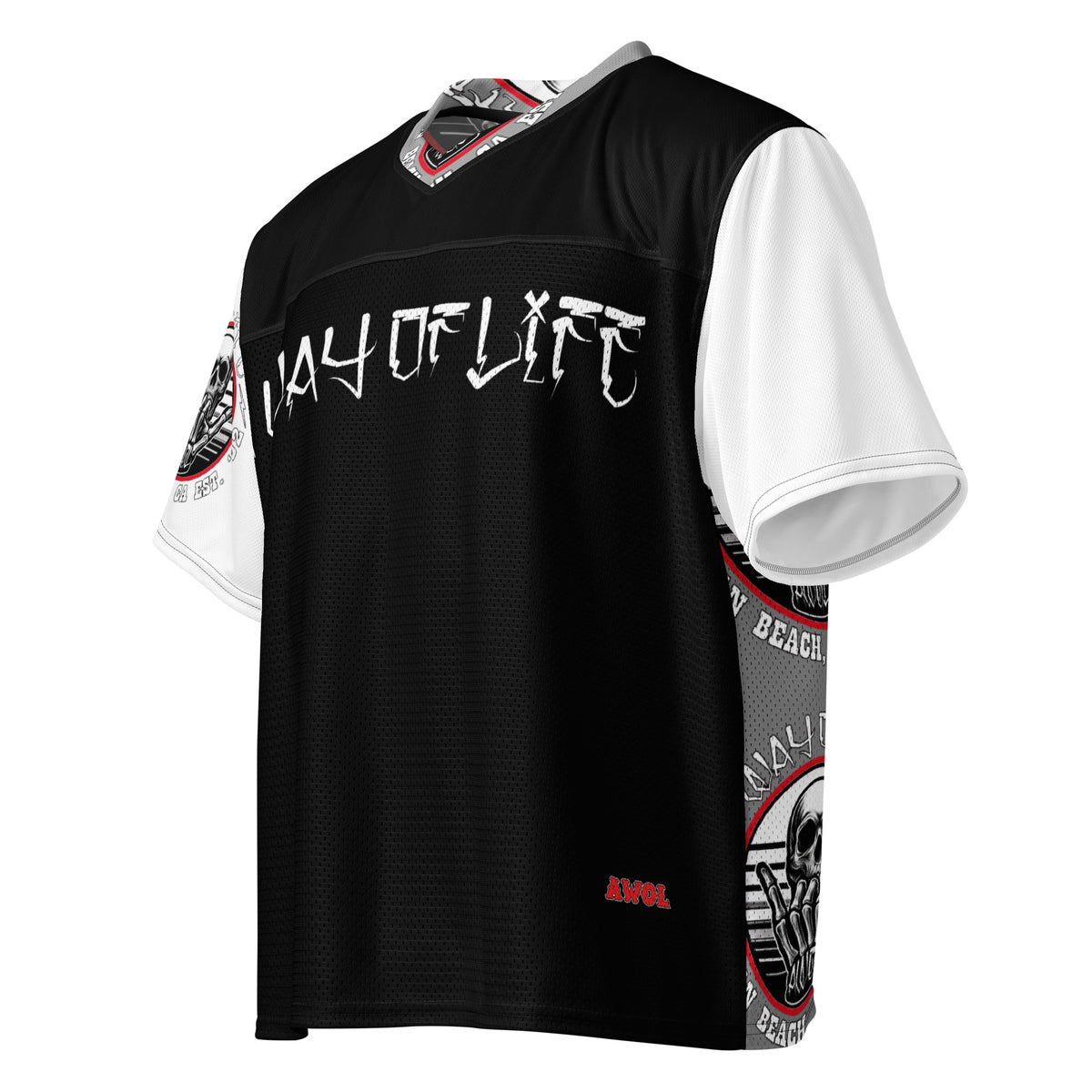 A Way Of Life Boxy football jersey